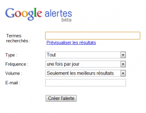 Google Alertes